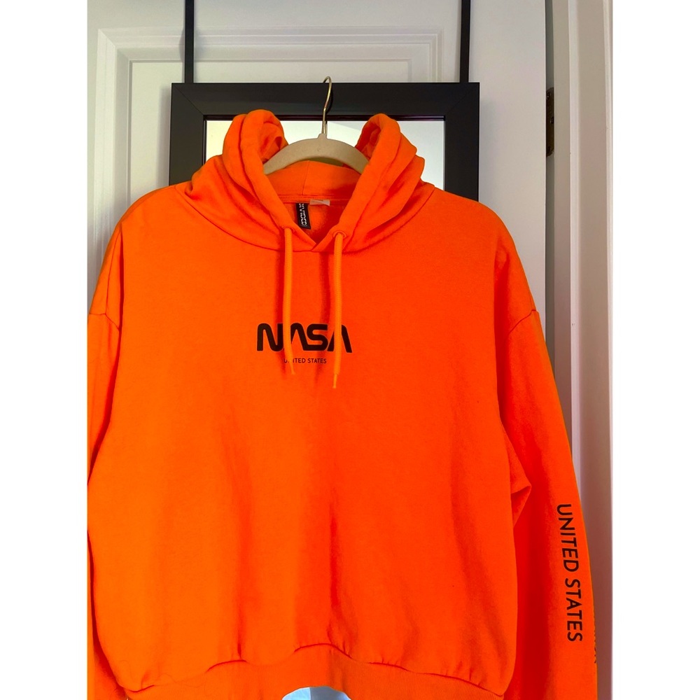 H&M NASA cropped hoodie